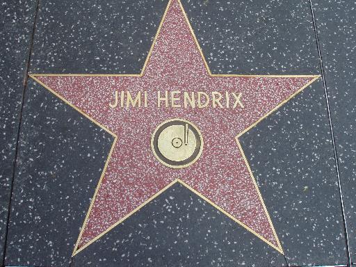 P4060030 Hollywood Walk Of Fame - Jimi's star